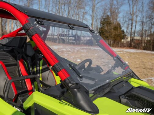 Polaris RZR Turbo R Scratch-Resistant Flip Windshield - Image 5
