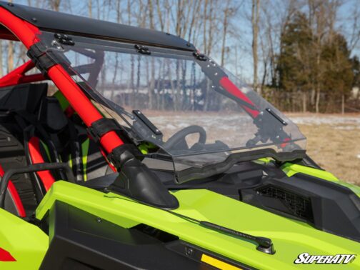 Polaris RZR Turbo R Scratch-Resistant Flip Windshield - Image 6