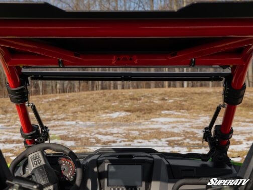 Polaris RZR Turbo R Scratch-Resistant Flip Windshield - Image 7