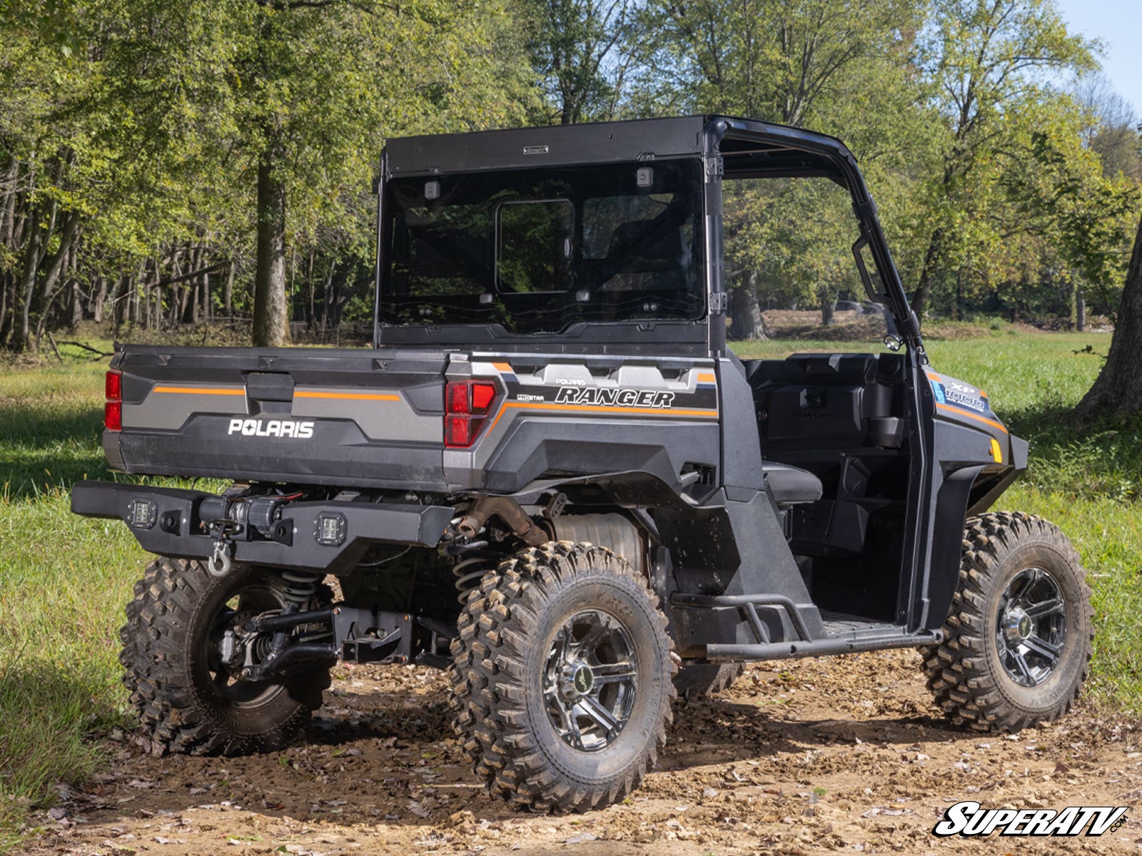 Polaris Ranger XP 900 Glass Sliding Rear Windshield - Image 3