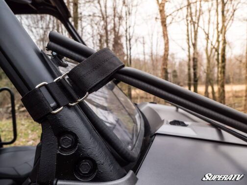 Polaris Ranger XP 900 Scratch Resistant Flip Down Windshield - Image 4