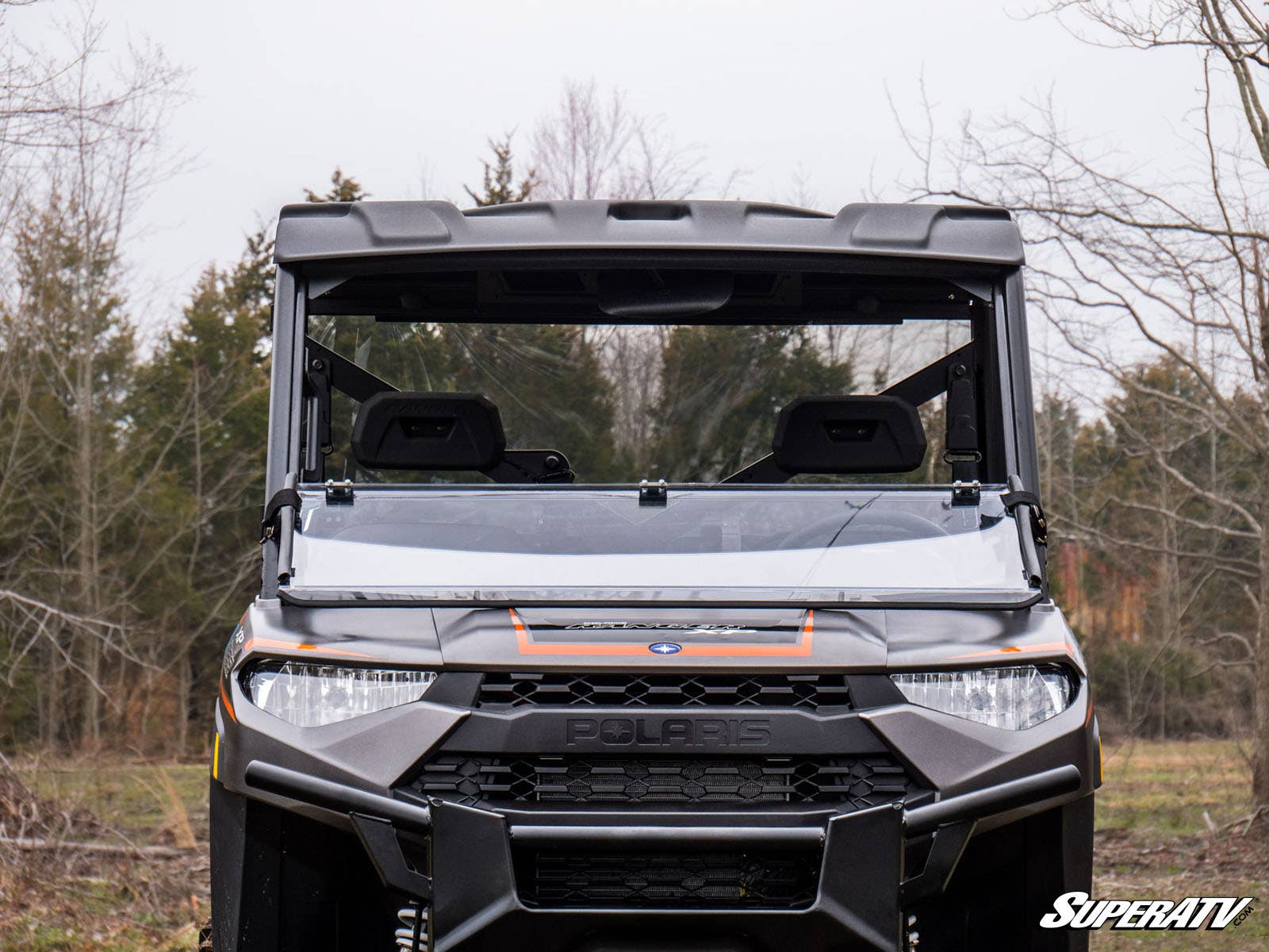 Polaris Ranger XP 570 Scratch Resistant Flip Down Windshield - Image 5