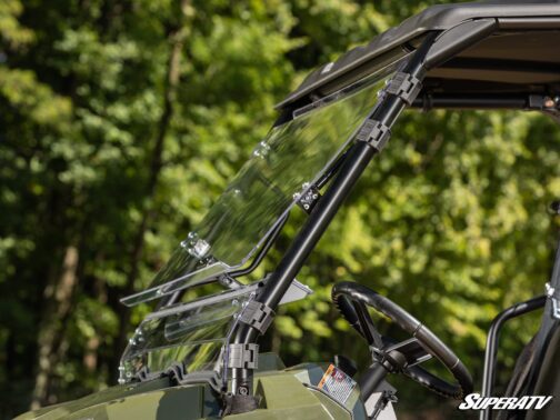 Polaris Ranger 800 Scratch Resistant Flip Windshield - Image 9