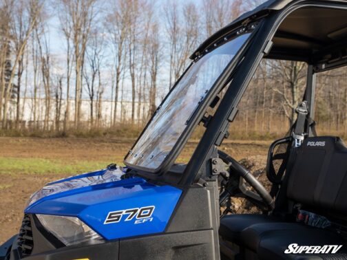 Polaris Ranger SP 570 Scratch-Resistant Flip Windshield - Image 8