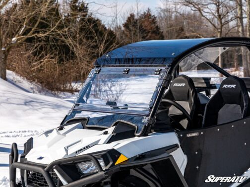 Polaris RZR Trail 900 Scratch-Resistant Flip Windshield - Image 3