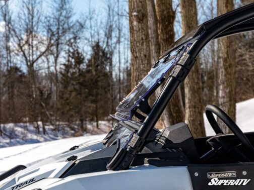 Polaris RZR Trail 900 Scratch-Resistant Flip Windshield - Image 4