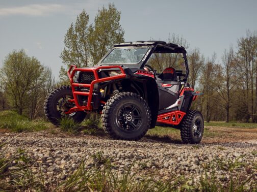 Polaris RZR XP Turbo Heavy-Duty Tube Rock Sliders - Image 7