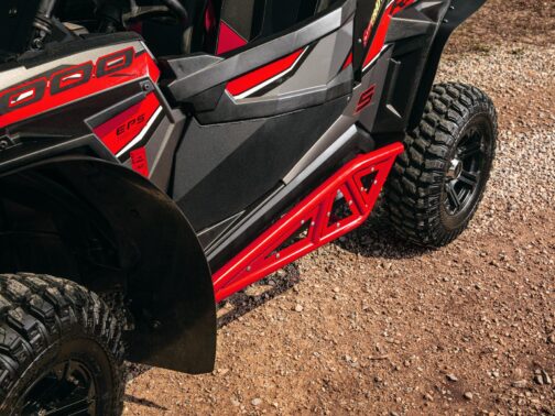 Polaris RZR XP Turbo Heavy-Duty Tube Rock Sliders - Image 3