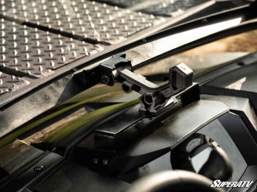 Tracker 800SX Scratch-Resistant Flip Windshield - Image 3