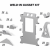 Polaris RZR XP Turbo Weld-In Gusset Kit