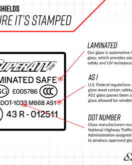 CFMOTO ZForce 950 Glass Windshield