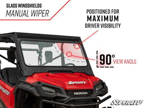 Honda Pioneer 1000 Glass Windshield - Image 4