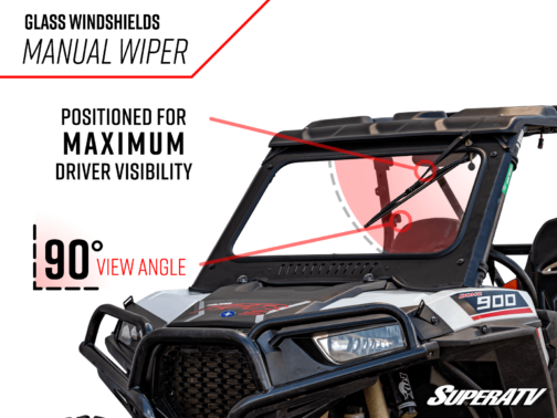 Polaris RZR XP Turbo Glass Windshield - Image 11