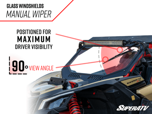 Can-am Maverick X3 Glass Windshield - Image 8