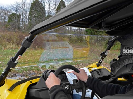 Yamaha YXZ Scratch-Resistant Full Windshield - Image 8