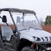Yamaha Rhino Scratch Resistant Full Windshield - Image 2