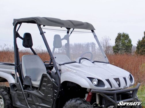 Yamaha Rhino Scratch Resistant Full Windshield - Image 2