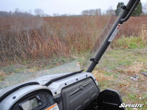 Yamaha Rhino Scratch Resistant Full Windshield - Image 3