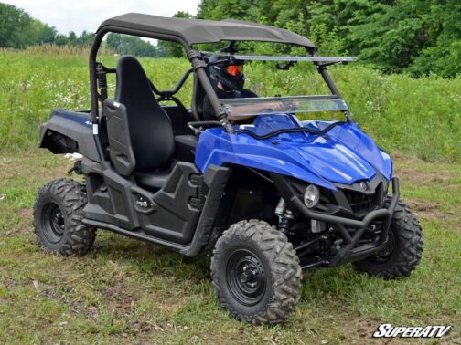 Yamaha Wolverine Scratch Resistant Flip Windshield - Image 5