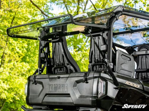 Yamaha Wolverine RMAX4 1000 Scratch-Resistant Rear Flip Windshield - Image 6