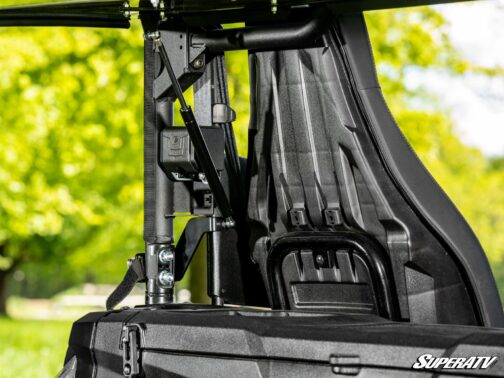 Yamaha Wolverine RMAX4 1000 Scratch-Resistant Rear Flip Windshield - Image 8