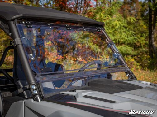 Yamaha Wolverine RMAX Scratch Resistant Flip Windshield - Image 5
