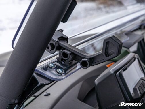 Yamaha Wolverine RMAX Scratch Resistant Flip Windshield - Image 7