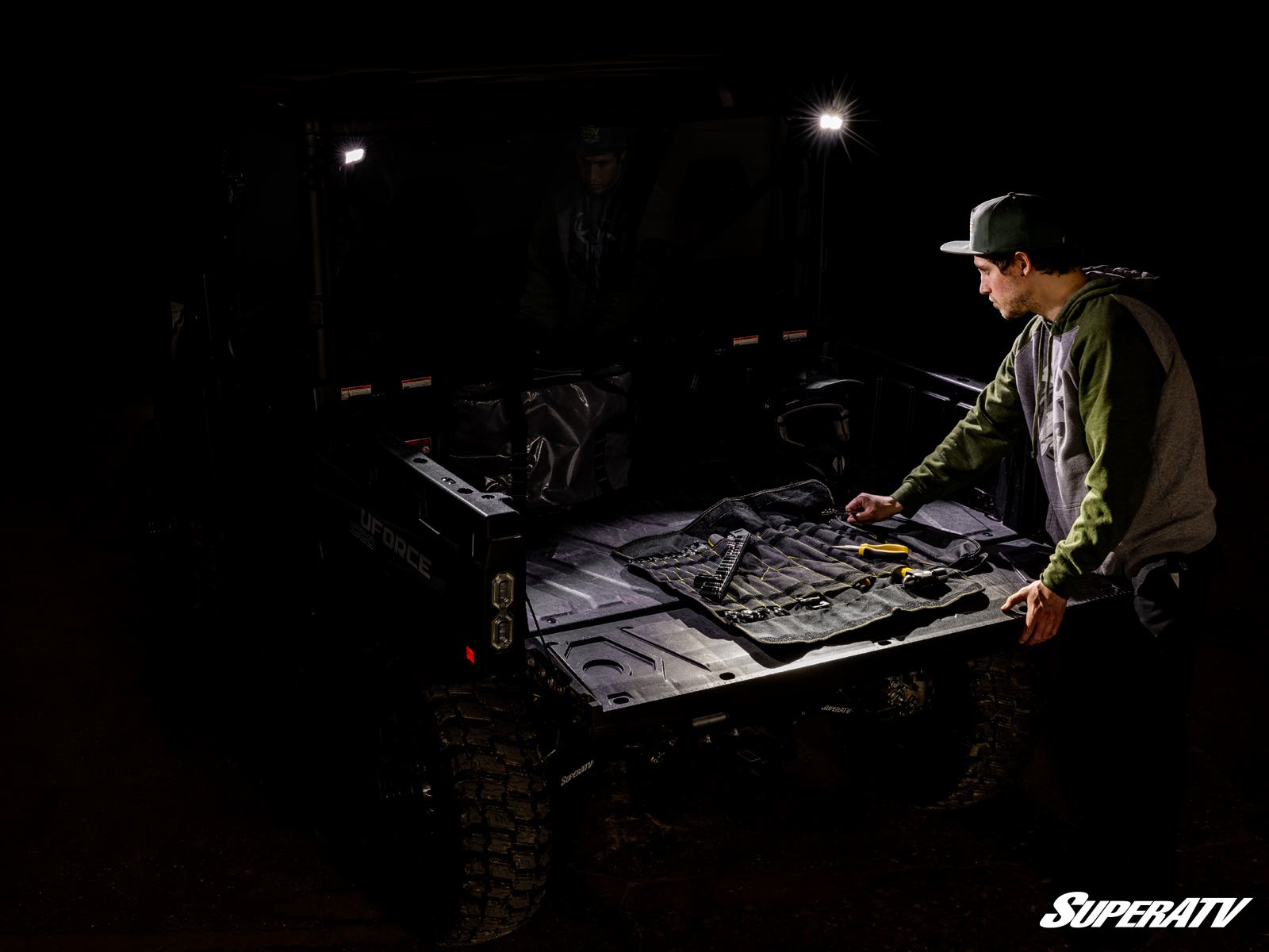 CFMOTO UForce 600 Rear-Facing LED Cube Lights - Image 6