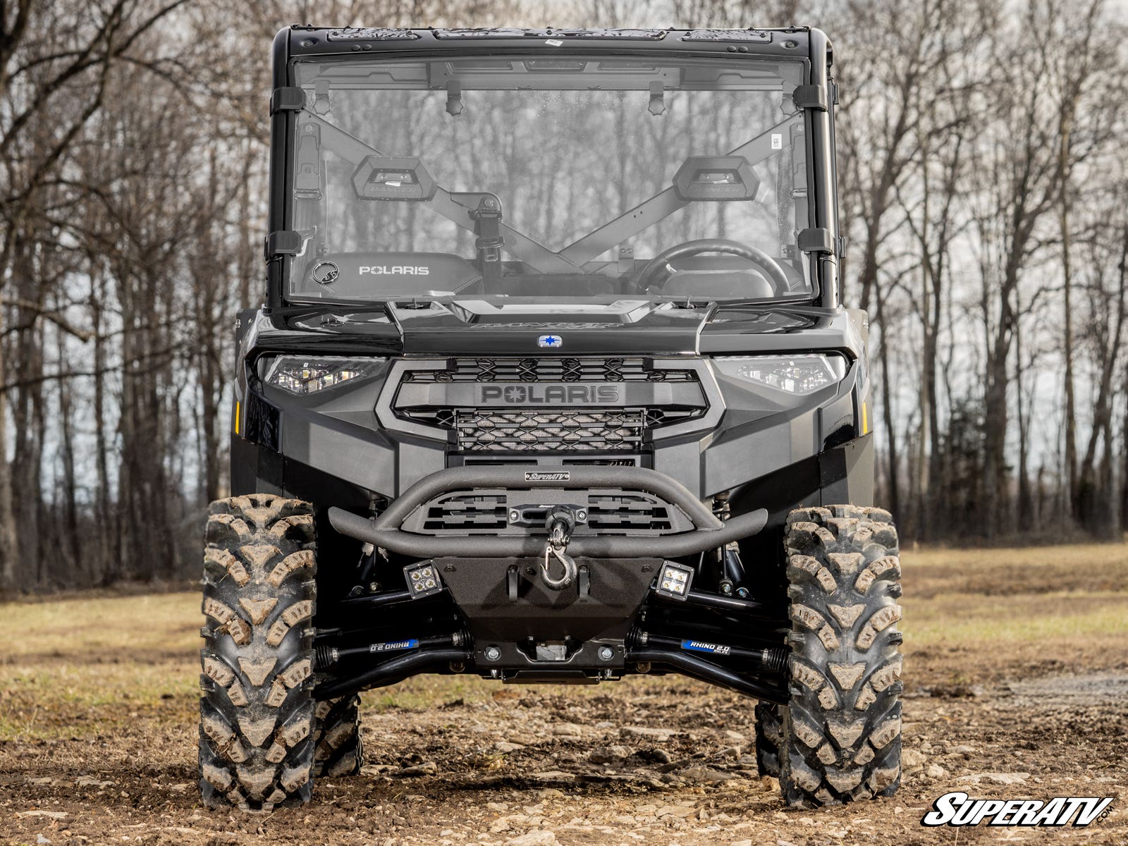 Polaris Ranger 1000 Winch-Ready Low-Profile Front Bumper - Image 3