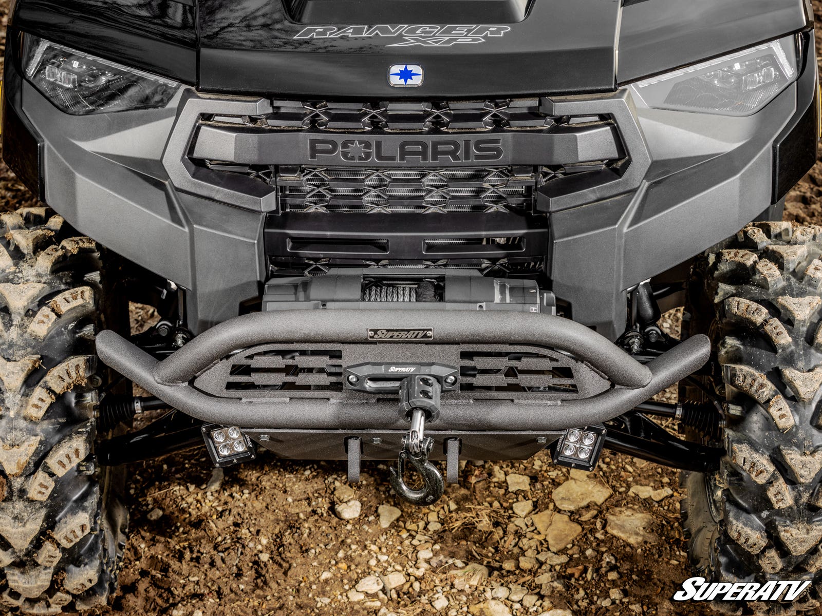 Polaris Ranger 1000 Winch-Ready Low-Profile Front Bumper - Image 4