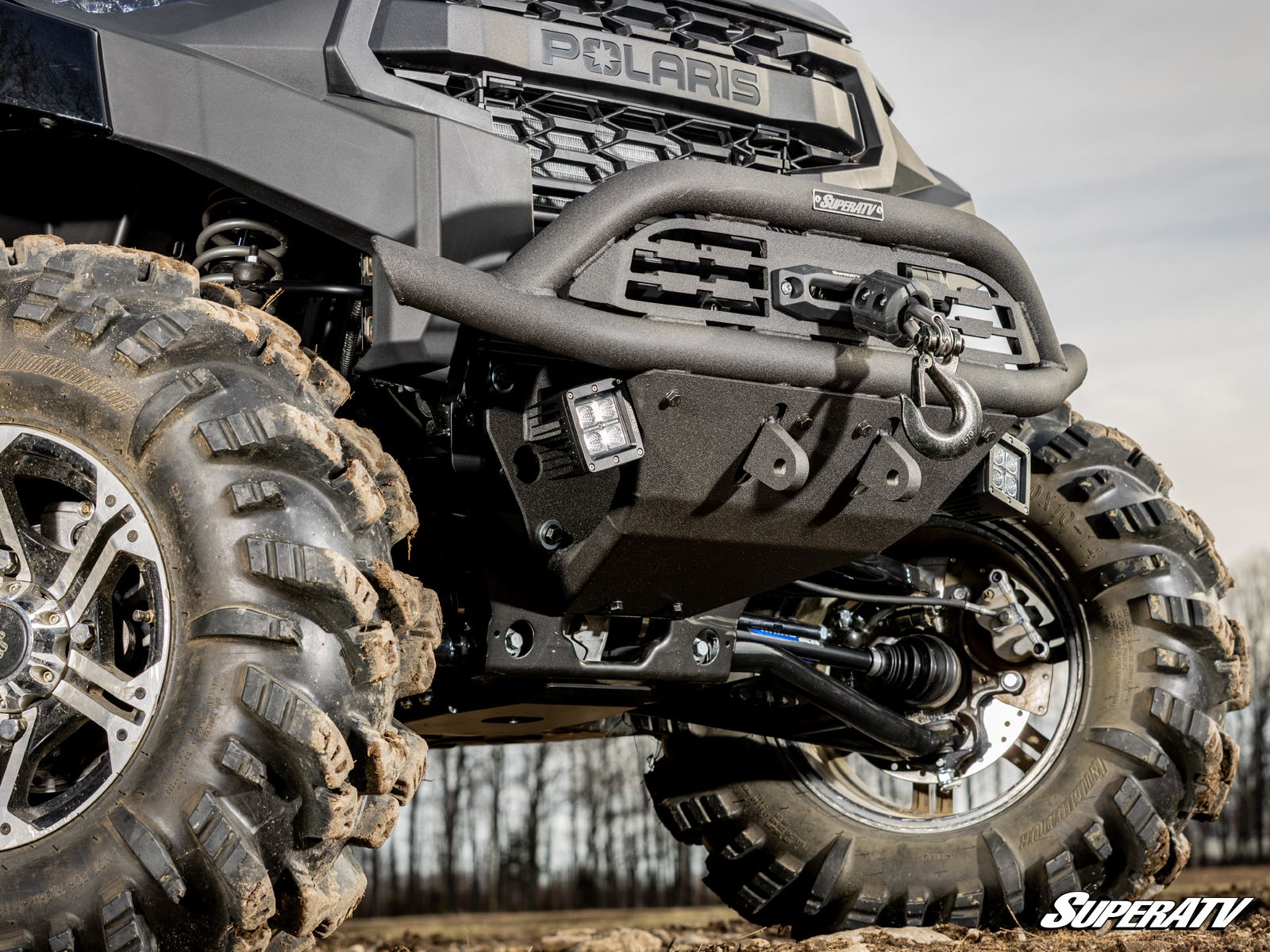 Polaris Ranger 1000 Winch-Ready Low-Profile Front Bumper - Image 6