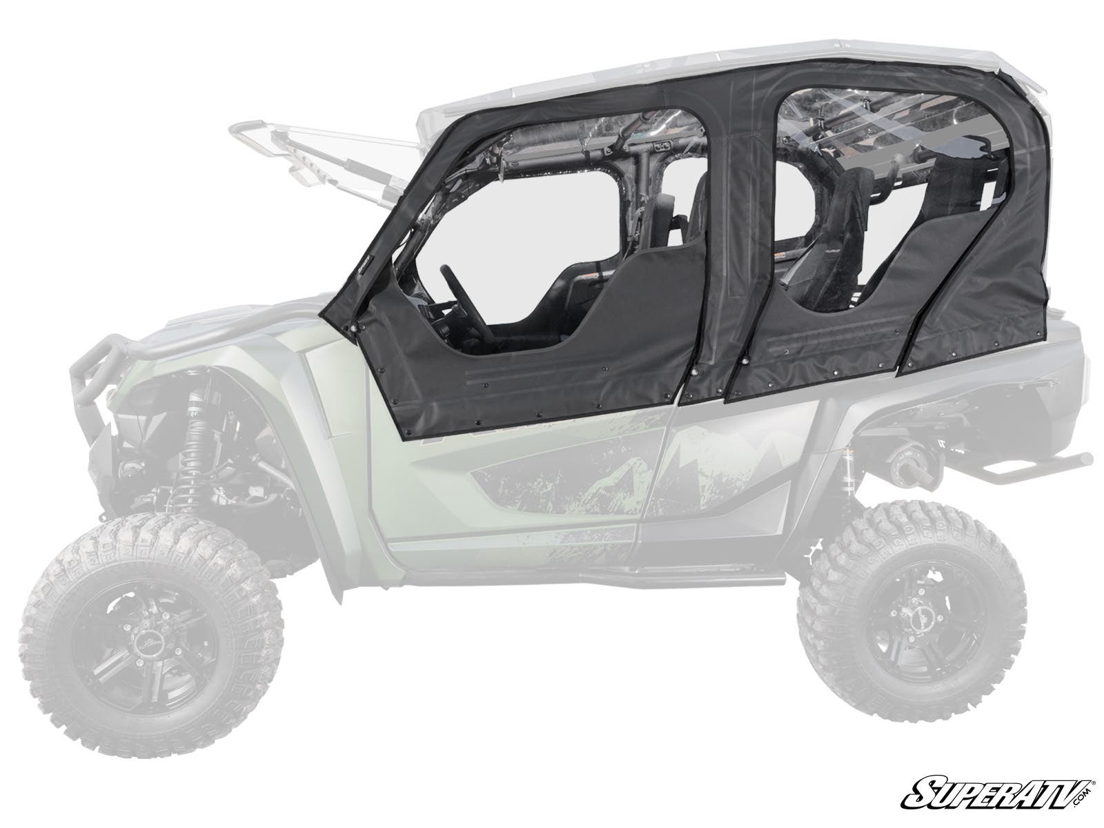 Yamaha Wolverine RMAX 1000 Primal Soft Cab Enclosure Upper Doors - Image 9